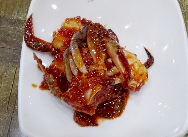 ヒラツメガニのケジャンはめっちゃ美味い 野食ハンマープライス