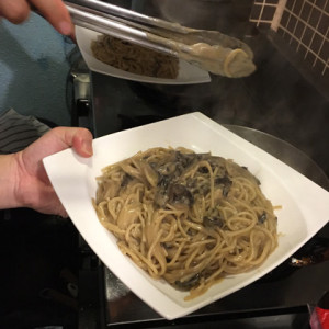 茹で上がったパスタと絡めたら