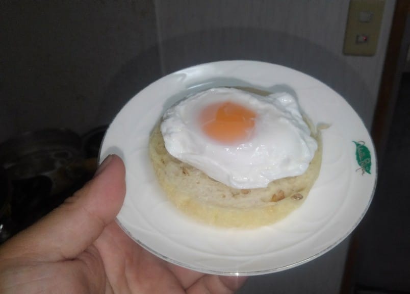 ダチョウの卵でエッグベネディクトを作ってみた 野食ハンマープライス